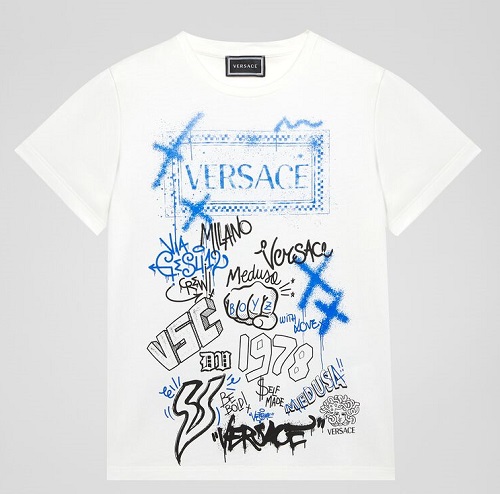 GRAFITTI LOGO PRINT T-SHIRT
