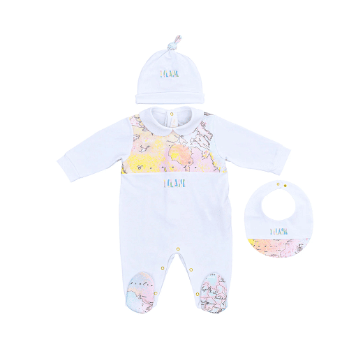 RAINBOW GEO BABYGROW SET