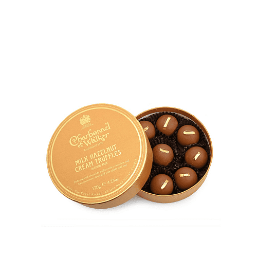 MILK HAZELNUT CREAM TRUFFLES