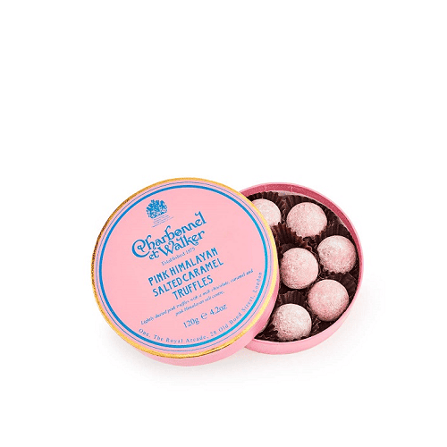 PINK HIMALAYAN SALTED CARAMEL TRUFFLES