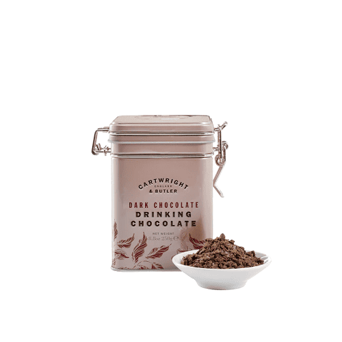 DARK DRINKING CHOCOLATE IN TIN