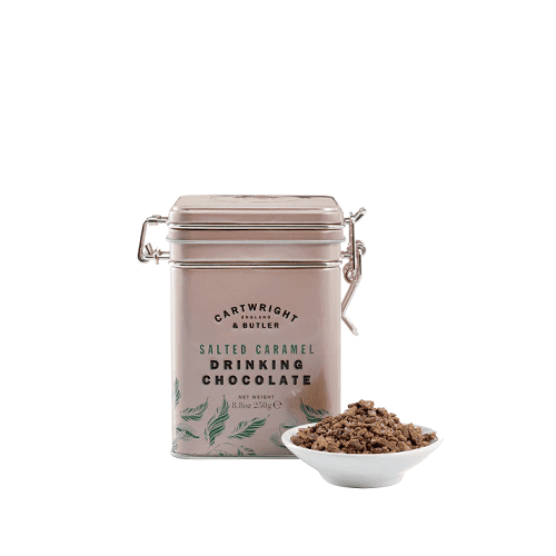 SALTED CARAMEL DRINKING CHOCOLATE IN TIN