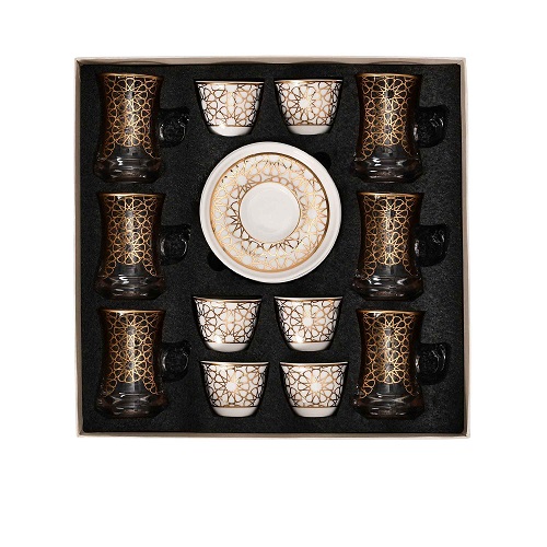 ISLAMIC GEOMETRIC TEA & COFFEE SET