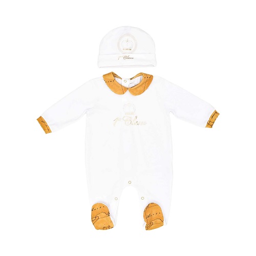 WHITE SLEEP SET WITH BLANKET